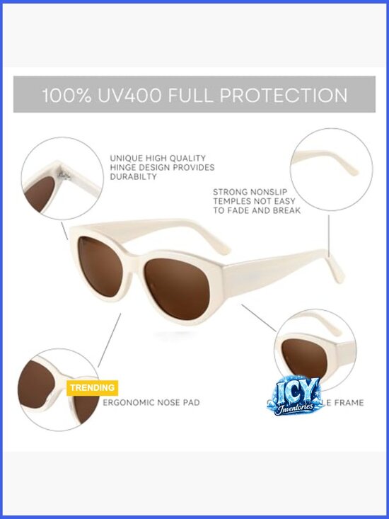 Polarized Cat Eye Sunglasses with UV400 Protection main image 7